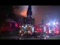 80-year-old woman dies in massive fire on Detroit's east side