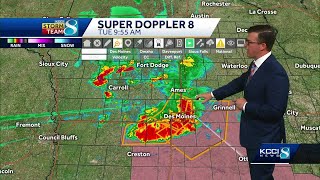 More storms on the way to central Iowa Tuesday