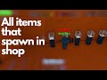 All items that spawn in secret shop (trollge conventions)