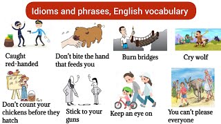 Idioms And phrases | daily use English words | Vocabulary in English | Idioms in English