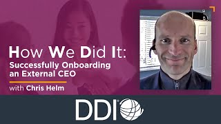 How We Did It: Successfully Onboarding an External CEO