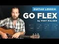Guitar lesson for "Go Flex" by Post Malone (w/ chords, no capo)