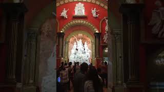 Kolkata ದಲ್ಲಿ ಈ ವಿಶಿಷ್ಟ Durga ಮಂಟಪದ ವೈಭವ ನೋಡಿ #kolkata #pooja #durga #temple #dasara