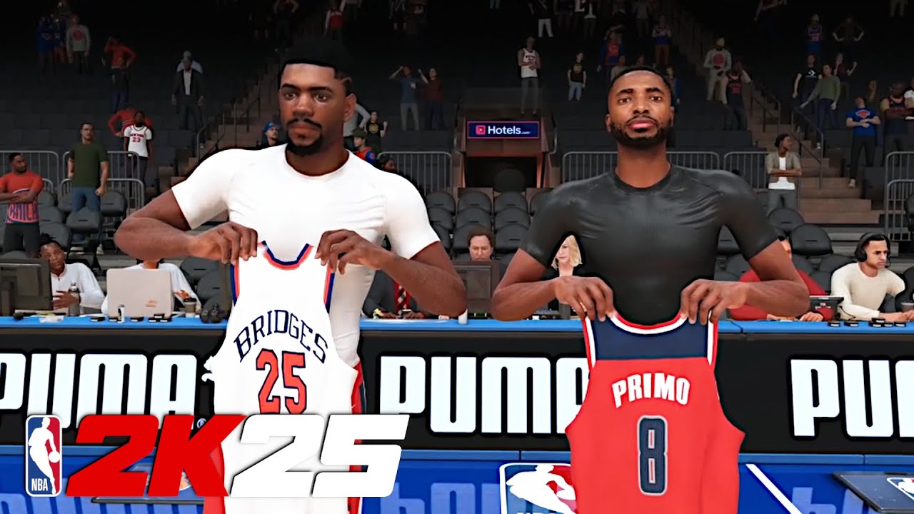 Mikal Bridges Jersey Swap | NBA 2K25 MyCAREER #season1 - YouTube