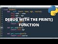 Debug with the print() Function in python