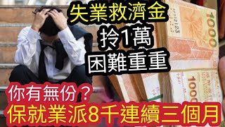 政府連環派錢！失業有「救濟金1萬」好難拎？多過3萬月薪「無份我理解」少都無得拎？保就業「連續3個月派8千」你有無份？林鄭政府「真心幫市民」唔該唔好設咁多規限....