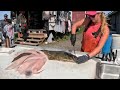 This Lady is A Fish Cleaning Machine! Watch Her Incredible Skills In Action!