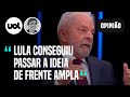 Lula no Jornal Nacional bateu o pênalti e fez gol na sabatina, avalia Bombig