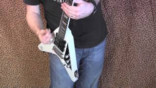 Reverend RON ASHETON signature model Volcano witih Dr Z Z-Wreck guitar demo