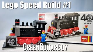 Lego Speed Build 1 - 40th Anniversary Train - GreenGuitarGuy