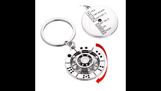 ハンドスピナー ルーレット キーホルダー Fidget spinner keychain