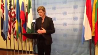 US Amb Samantha Power UNSC