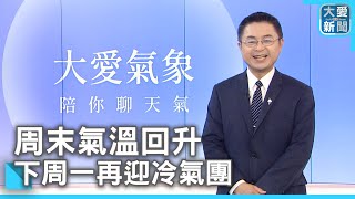 周末氣溫回升 下周一再迎冷氣團｜大愛新聞   @DaaiWorldNews