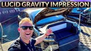 Inside Lucid Gravity! | Full RAW Reaction!