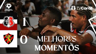 TV Coral - Melhores momentos - Santa Cruz 1x0 Sport - PE 2025