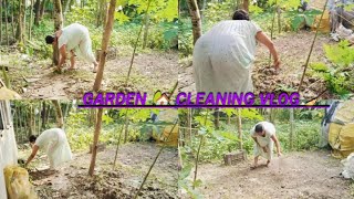 Garden 🏡 cleaning vlog 🧹,আজ বাগান টা ভালো করে পরিষ্কার করলাম।@You