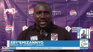 Empaka za University League, Uganda Martyrs Ekubidde IUEA Omwayo 1 – 0