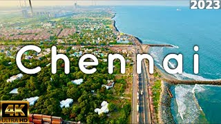 Beauty of Chennai | Aerial view of Chennai 2023 in 4k | Vairam Talkies Vlog