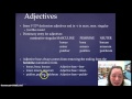 Ch. 5: 1st/2nd Declension -r Adjectives