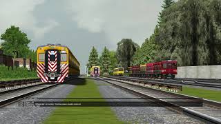 Open Rails - Linea Urquiza - Traslados de CAF 6000