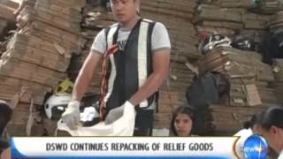 NewsLife: DSWD continues repacking of relief goods || Nov. 13, 2013