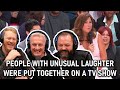 People With Unusual Laughter Were Put Together On A TV Show REACTION | OFFICE BLOKES REACT!!