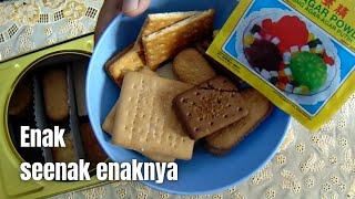 punya khong guan jangan langsung dimakan tambahin agar agar saja, anda akan puas dengan hasilnya