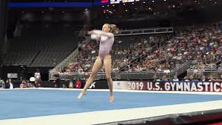 Olivia Greaves – Floor Exercise – 2019 U.S. Gymnastics Championships – Junior Women Day 2