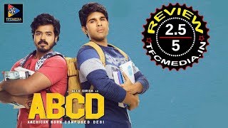 ABCD : American Born Confused Desi Movie Review And Ratings | Allu Sirish | Rukhsar | TFC Filmnagar
