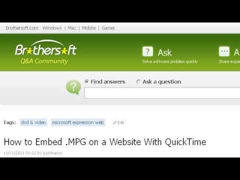 How-To Embed A Quicktime MP3 In DIV How-To Embed A Quicktime MP3 In DIV