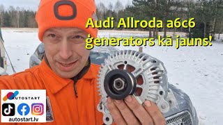 Audi Allroda a6c6 ģenerators kā jauns!  ģeneratora remonts pie @autostart.latvija