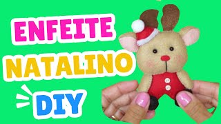 DIY - Mini Rena de Feltro - Passo a Passo