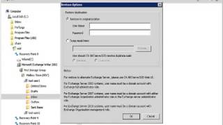 How to Restore an Exchange Object in Arcserve D2D r16