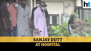 Watch: Sanjay Dutt visits hospital amid lung cancer reports, Priya accompanies