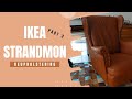 Reupholstering IKEA Strandmon Arm Chair Part 3