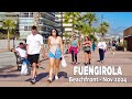 Fuengirola Spain Beachfront Walking Tour Malaga November 2024 [4K]