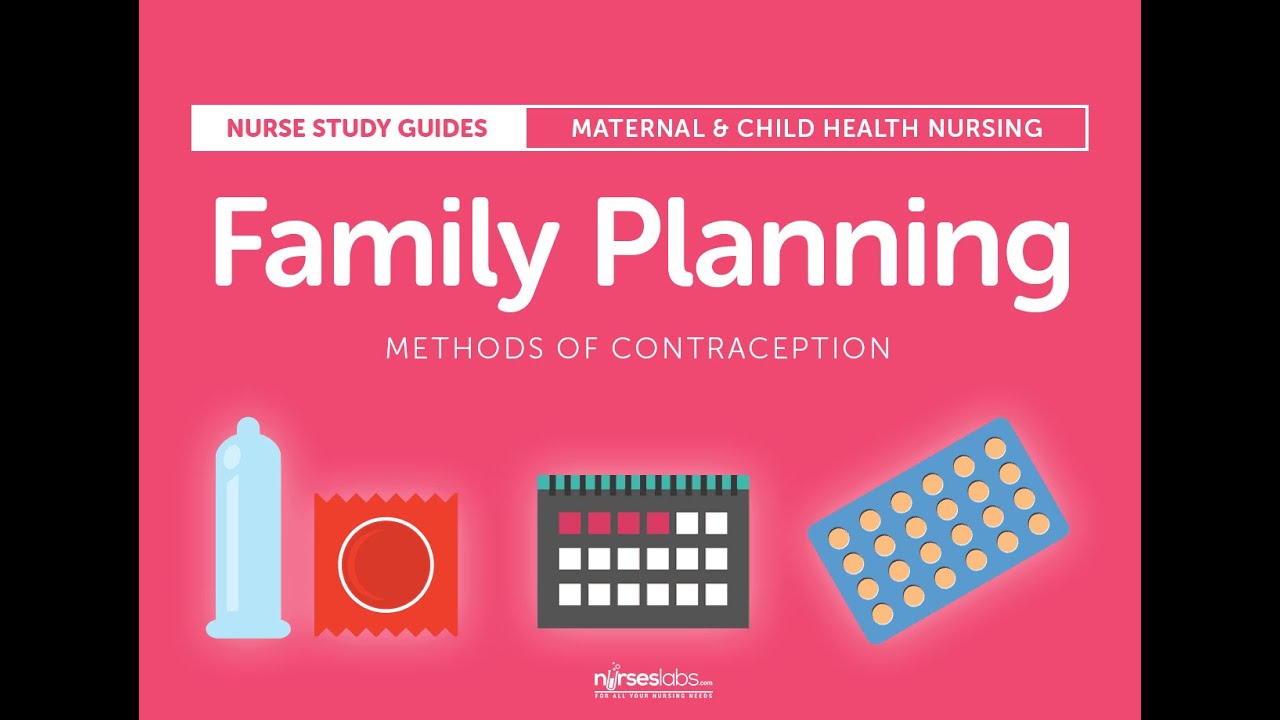 Family Planning Barrier Method And Pills Youtube