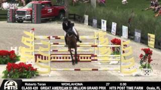 Roberto Teran \u0026 Woklahoma Jump-Off Great American $1 Million Grand Prix HITS Ocala