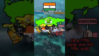 Pov: India retake all the territory they ever conquered    #mapping