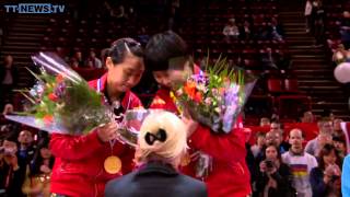 2013 WTTC Women's Doubles Award ceremony [HD]