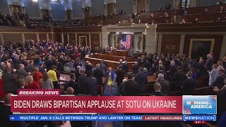 Biden draws bipartisan applause at State of the Union on Ukraine | Morning in America