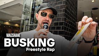 Epic Freestyle Rap Busking | Spitting Bars & Vibing with Strangers!