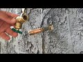 how to replace outdoor spigot faucet hosebib