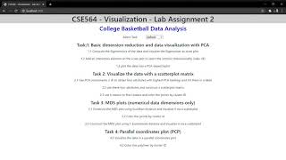 CSE564 - Visualization - Assignment 2 Presentation