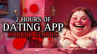 20 TRUE Sinister Dating App Horror Stories MEGA COLLECTION | (#scarystories) Ambient Fireplace