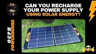 ⚡Recharge your Power Supply using SOLAR ENERGY  🔌 OCPH Powerhouse #ocphpowerhouse