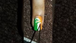 Indian flag nail art 🇮🇳💅🇮🇳💅🇮🇳💅#viral #trending #indian #nailart #youtubeshorts