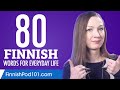 80 Finnish Words for Everyday Life - Basic Vocabulary #4