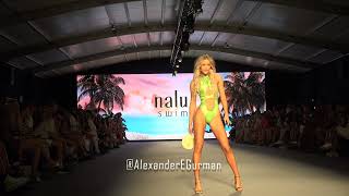 Lingerie and swimwear models in Nalu swimwear fashion show Miami 2021