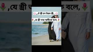 ঐ স্ত্রী হলো উত্তম স্ত্রী,,, #islamicgyan#shortsvideo  #islamicstatus #shorts